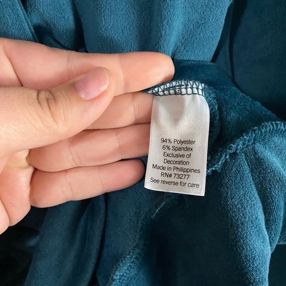 Lauren Conrad - Teal Ruffle Sleeve Sweater - Picture 8 of 8